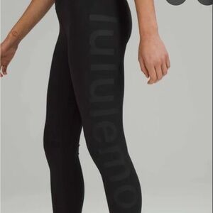 Lululemon Black Align 25” Graphic